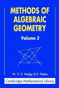 Methods of Algebraic Geometry, Volume 3