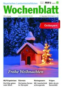 Bayerisches Landwirtschaftliches Wochenblatt Ostbayern - 20. Dezember 2018