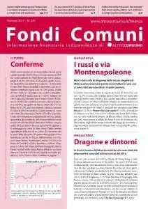 Altroconsumo Finanza Fondi comuni - Gennaio 2017