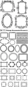 Vectors - Vintage Ornamental Frames 5