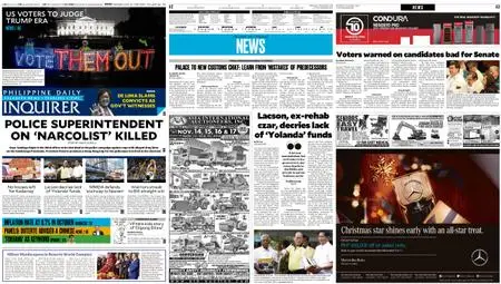 Philippine Daily Inquirer – November 07, 2018