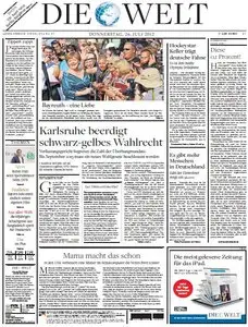 Die Welt vom 26. Juli 2012