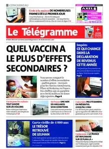 Le Télégramme Concarneau – 07 avril 2021