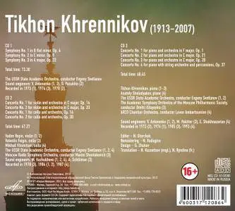 Tikhon Khrennikov: Symphonies & Concertos (2013) 3CDs