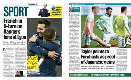 The Herald Sport (Scotland) – December 08, 2021