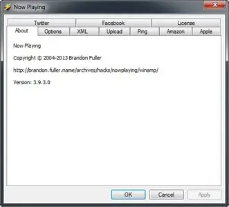 Now Playing 3.9.3.0 Plugin for Winamp