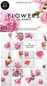 CreativeMarket - Styled photos flowers edition