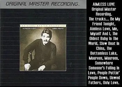 John Prine - Aimless Love (MFSL) 1984