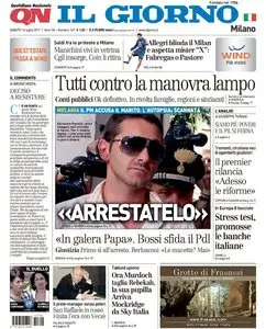 IL GIORNO 16 LUGLIO 2011