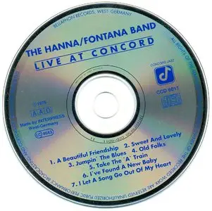 The Hanna-Fontana Band - Live At Concord (1975) {Concord Jazz CCD-6011 rel 1988}