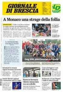 Giornale di Brescia - 24 Luglio 2016