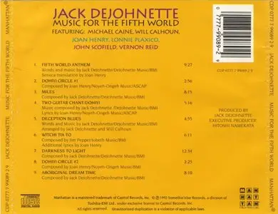 Jack DeJohnette - Music For The Fifth World (1992) {Capitol} [Re-Up]