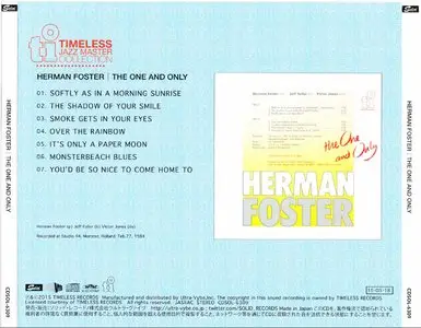 Herman Foster - The One And Only (1984) {2015 Japan Timeless Jazz Master Collection Complete Series CDSOL-6309}