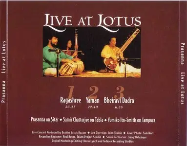 Prasanna - Live At Lotus (200-)