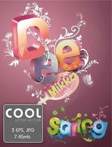 Vector Cool Letter