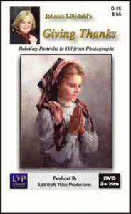 Giving Thanks, Painting Portraits in Oil from Photographs