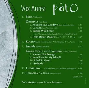 Sanna Salminen, Vox Aurea - Pato: Järvelä, Tuan, Kleemola, Moilanen, Lummi (2020)