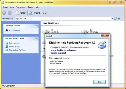 DiskInternals Partition Recovery 4.2