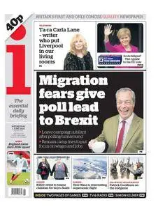 The i - 1 June 2016