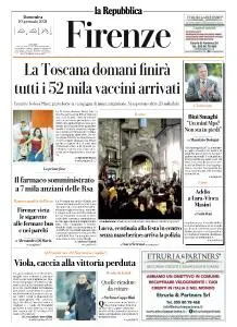 la Repubblica Firenze - 10 Gennaio 2021