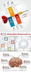 Vectors - Infographics Backgrounds 44