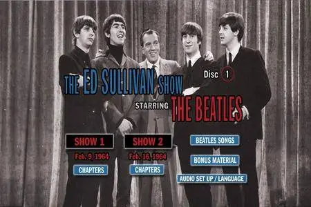 The Beatles - The Four Complete Historic Ed Sullivan Shows featuring The Beatles (2003) [2xDVD]