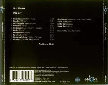 Bob Mintzer - Bop Boy (2002) {Explore}