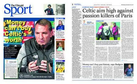 The Herald Sport (Scotland) – November 22, 2017