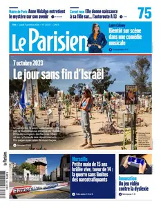 Le Parisien du Lundi 7 Octobre 2024