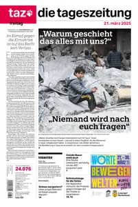 taz die tageszeitung  - 21 März 2025