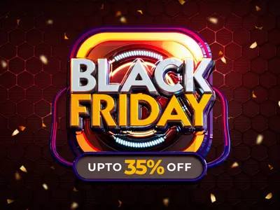 FP - Black Friday Discount Sale Banner Design Template 70656416