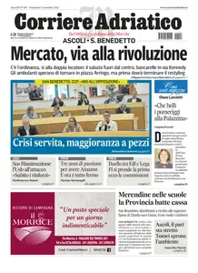 Corriere Adriatico Ascoli - 9 Novembre 2025