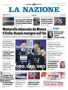 La Nazione Lucca - 31 Luglio 2025