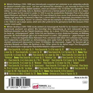 Wilhelm Backhaus plays Beethoven [10CDs] (2024)