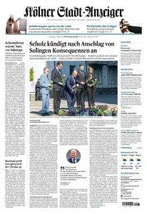 Kölner Stadt-Anzeiger Rhein-Bergischer Kreis - 27 August 2024