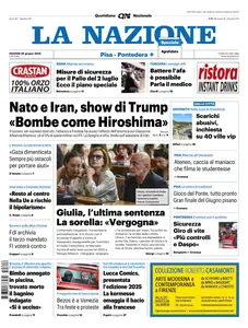La Nazione Pisa Pontedera - 26 Giugno 2025