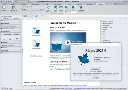 Maplesoft Maple 2025.0