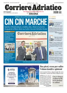Corriere Adriatico Ancona - 26 Settembre 2025