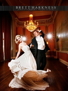Creative Flash for Bride & Groom