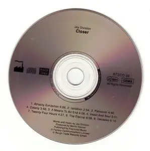 Joy Division - Closer, 1980 (Factory Communications limited) - RE-UPLOAD