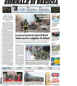 IL GIORNALE DI BRESCIA 21 MAGGIO 2012