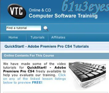 VTC – QuickStart Adobe Premiere Elements 8