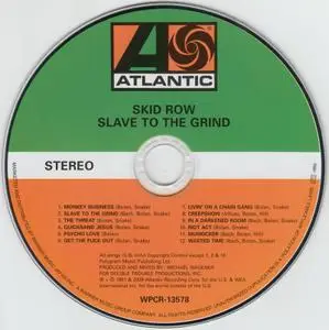 Skid Row - Slave To The Grind (1991) [Atlantic WPCR-13578, Japan]