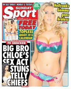 Sunday Sport - 31 July 2016