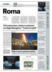 la Repubblica Roma - 28 Dicembre 2018