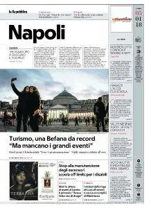 la Repubblica Napoli - 5 Gennaio 2018