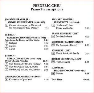 Frederic Chiu - Piano Transcriptions (1991)