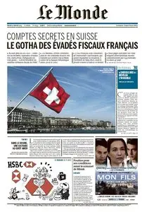 Le Monde du Mardi 10 Février 2015