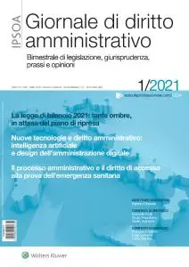 Giornale di diritto amministrativo - Gennaio 2021