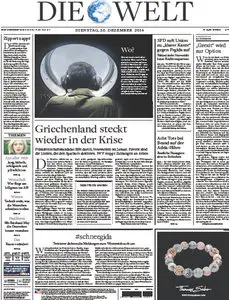 Welt  vom 30 Dezember 2014